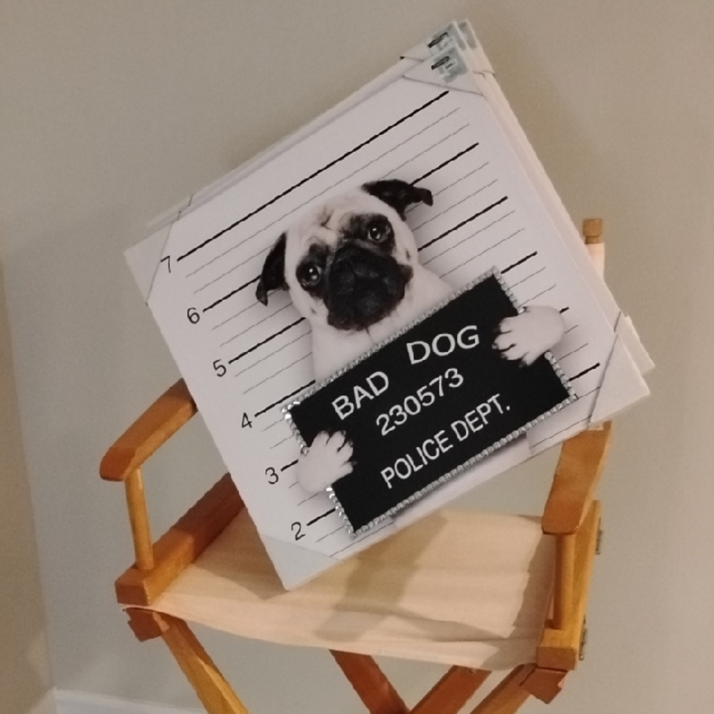 Humorous Pug Canvas Art for Dog Lovers